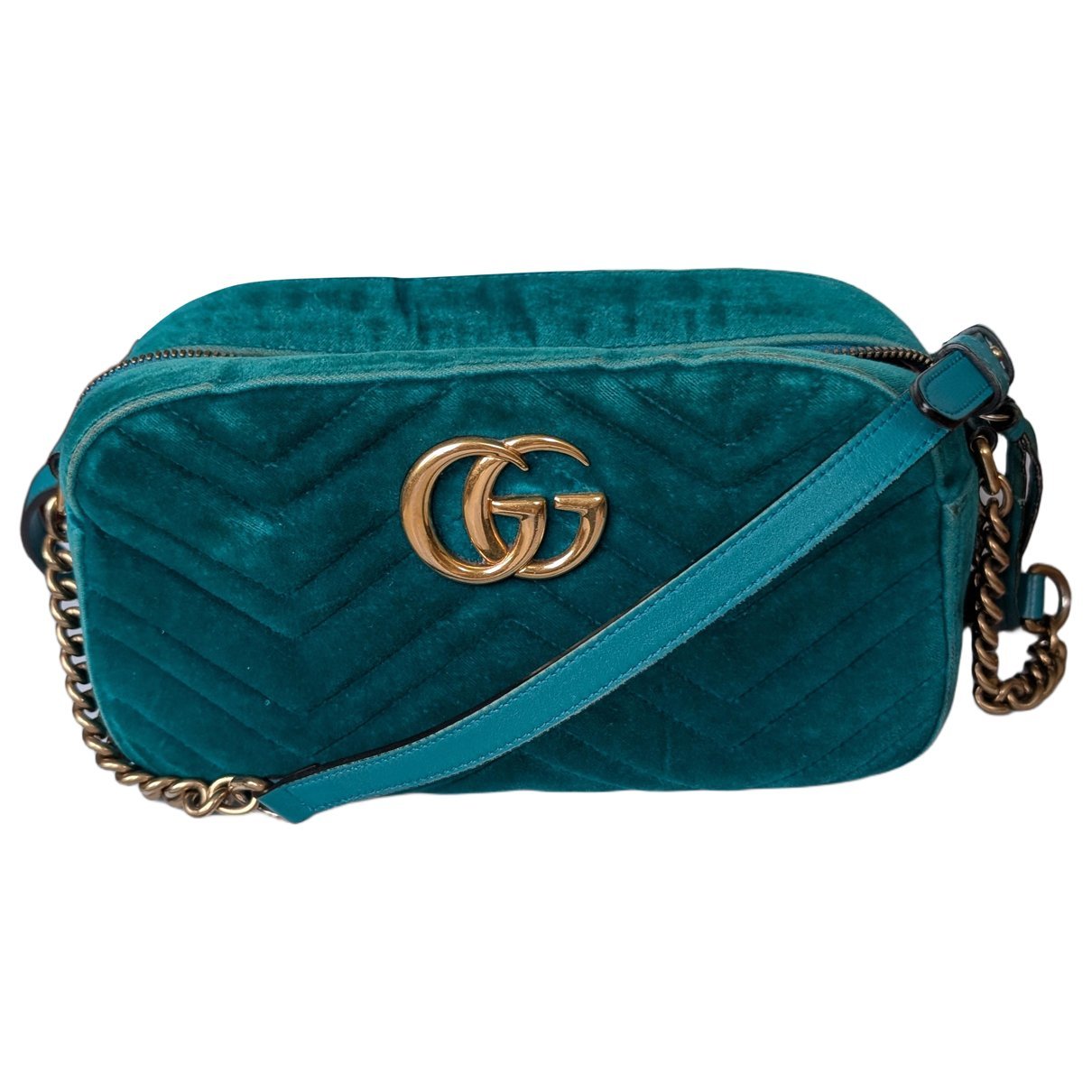 GG Marmont velvet crossbody bag