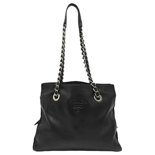 Leather tote
