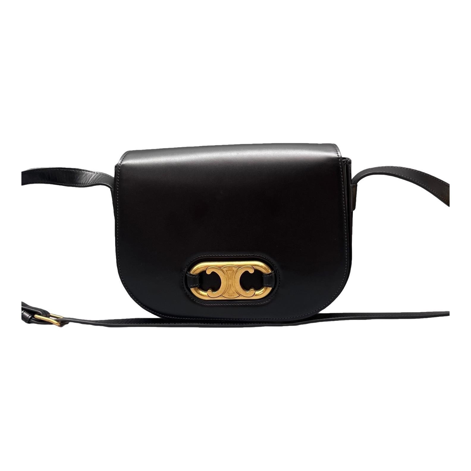 Triomphe Maillon leather crossbody bag