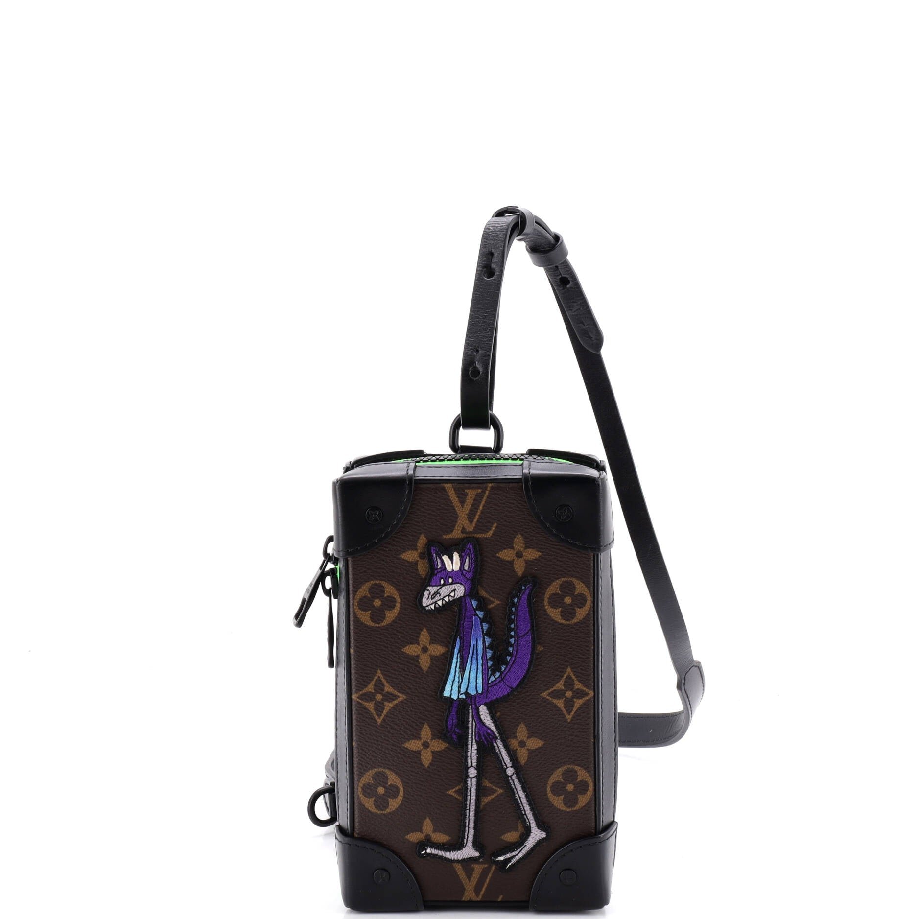 Soft Trunk Phone Box Monogram Canvas with LV Friends Patch