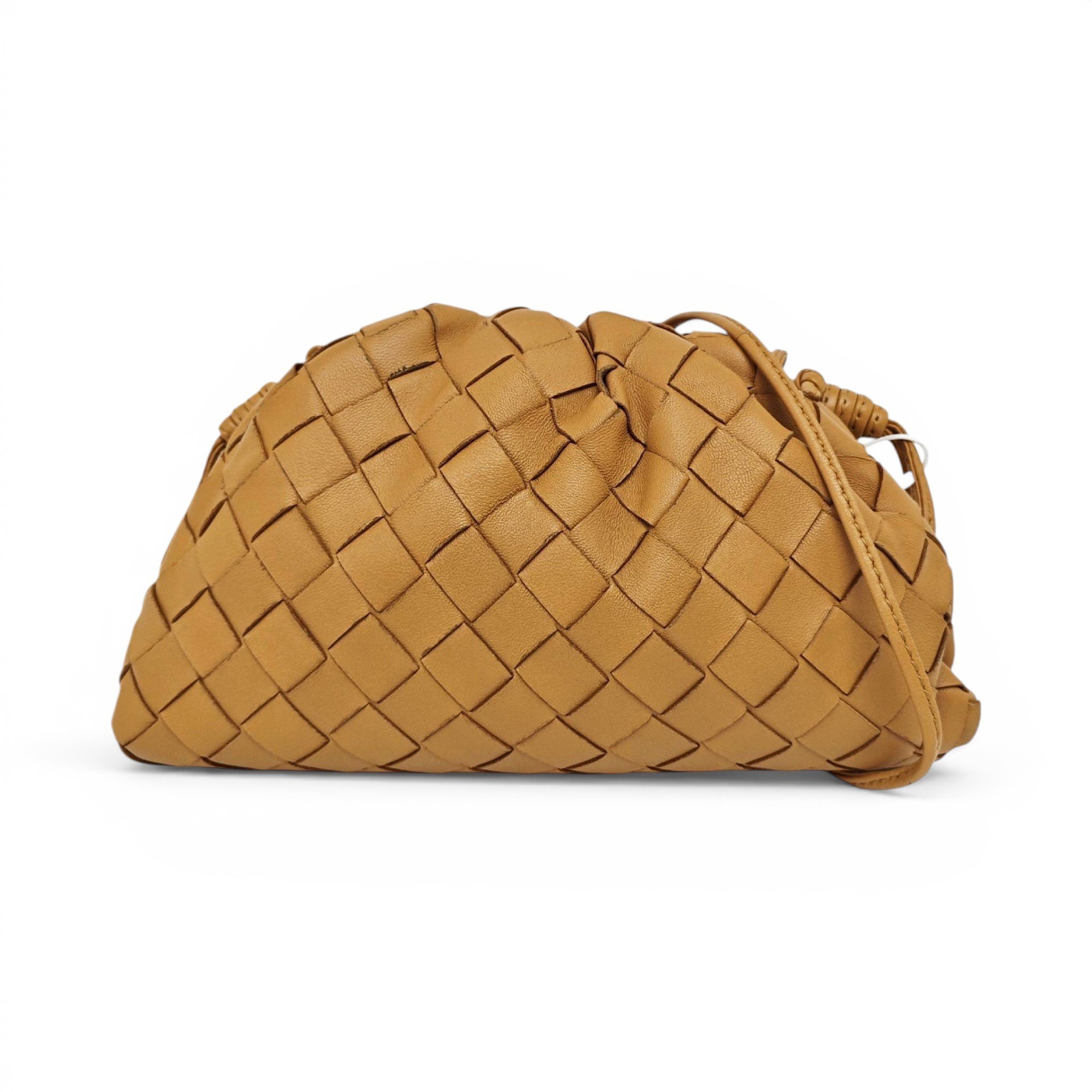Pouch leather handbag