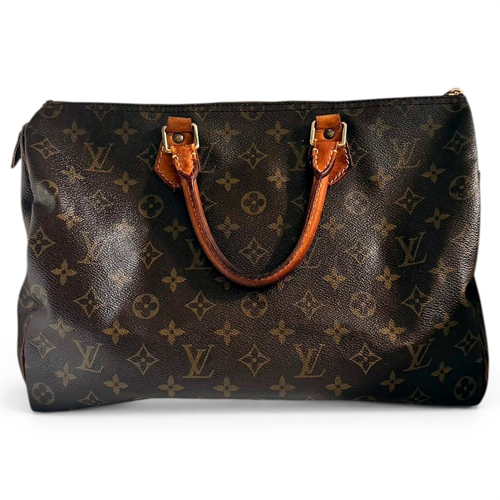 Speedy leather handbag