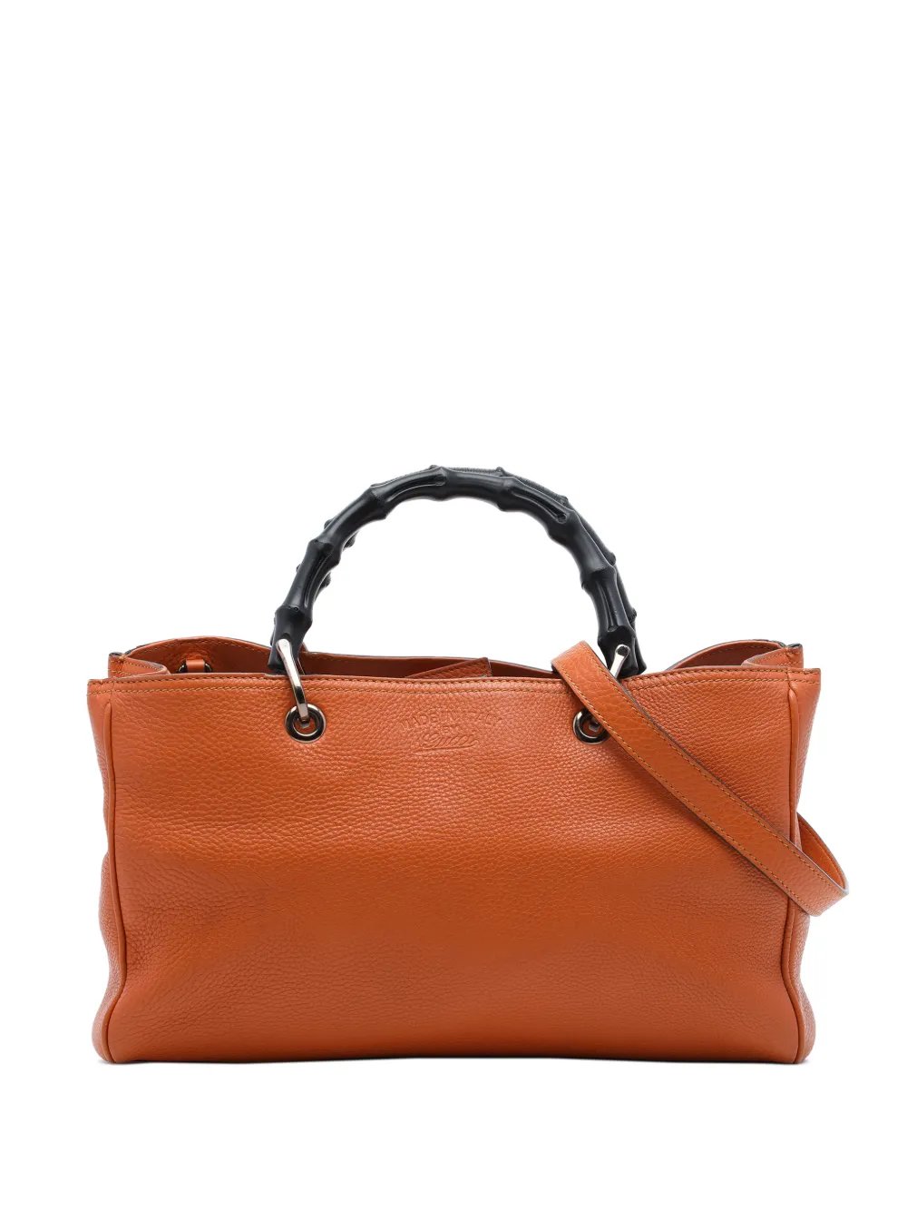 2016-2026 Medium Calfskin Bamboo Shopper satchel