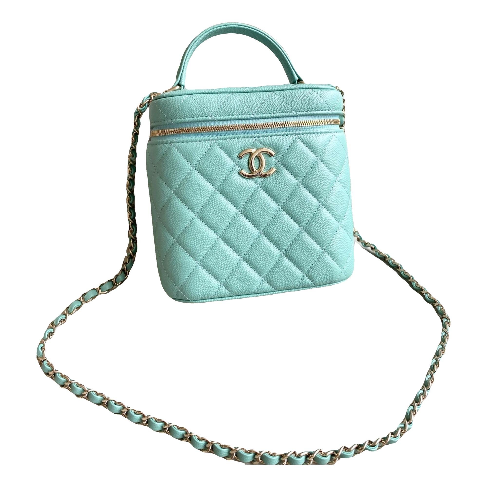 Vanity leather handbag