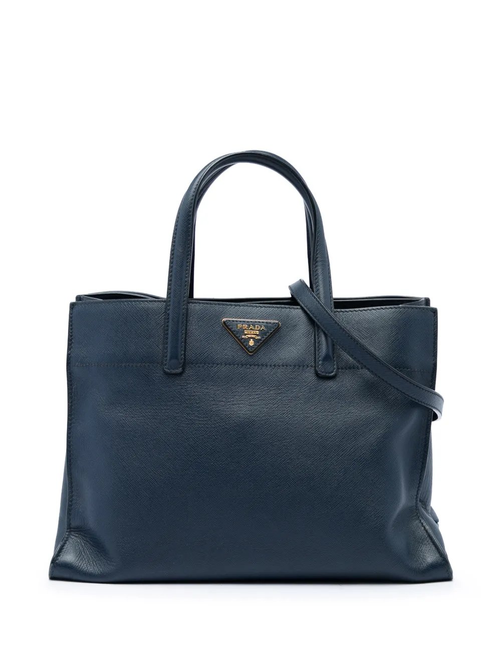 2010-2015 Saffiano Soft Triple Pocket Tote satchel