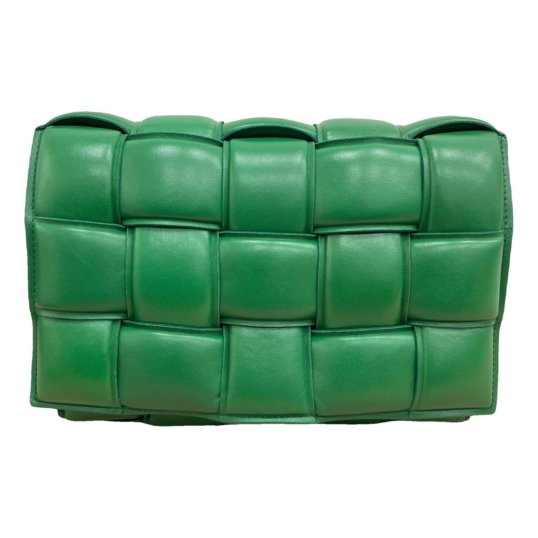 Cassette Padded leather handbag