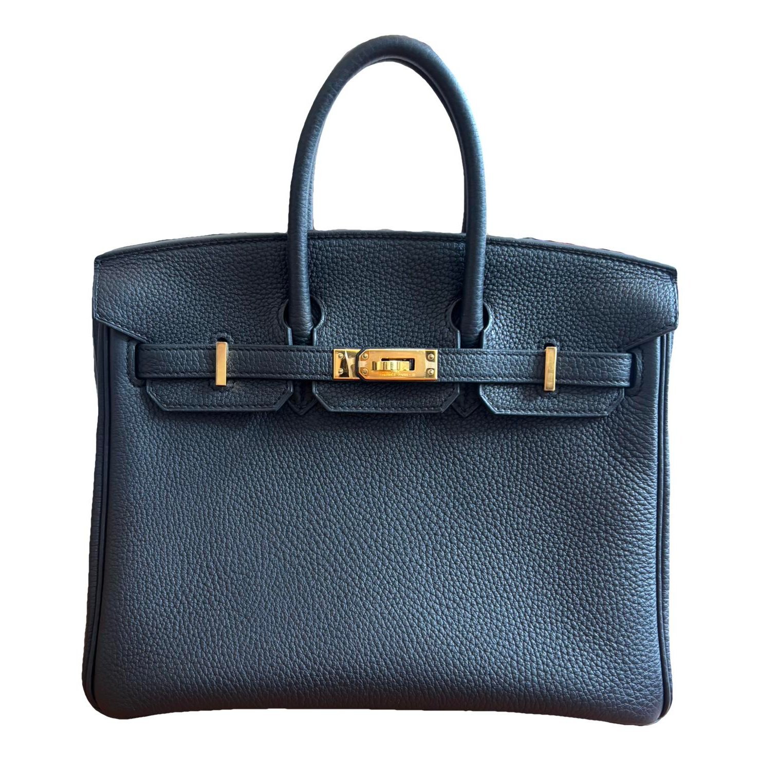 Birkin 25 leather handbag