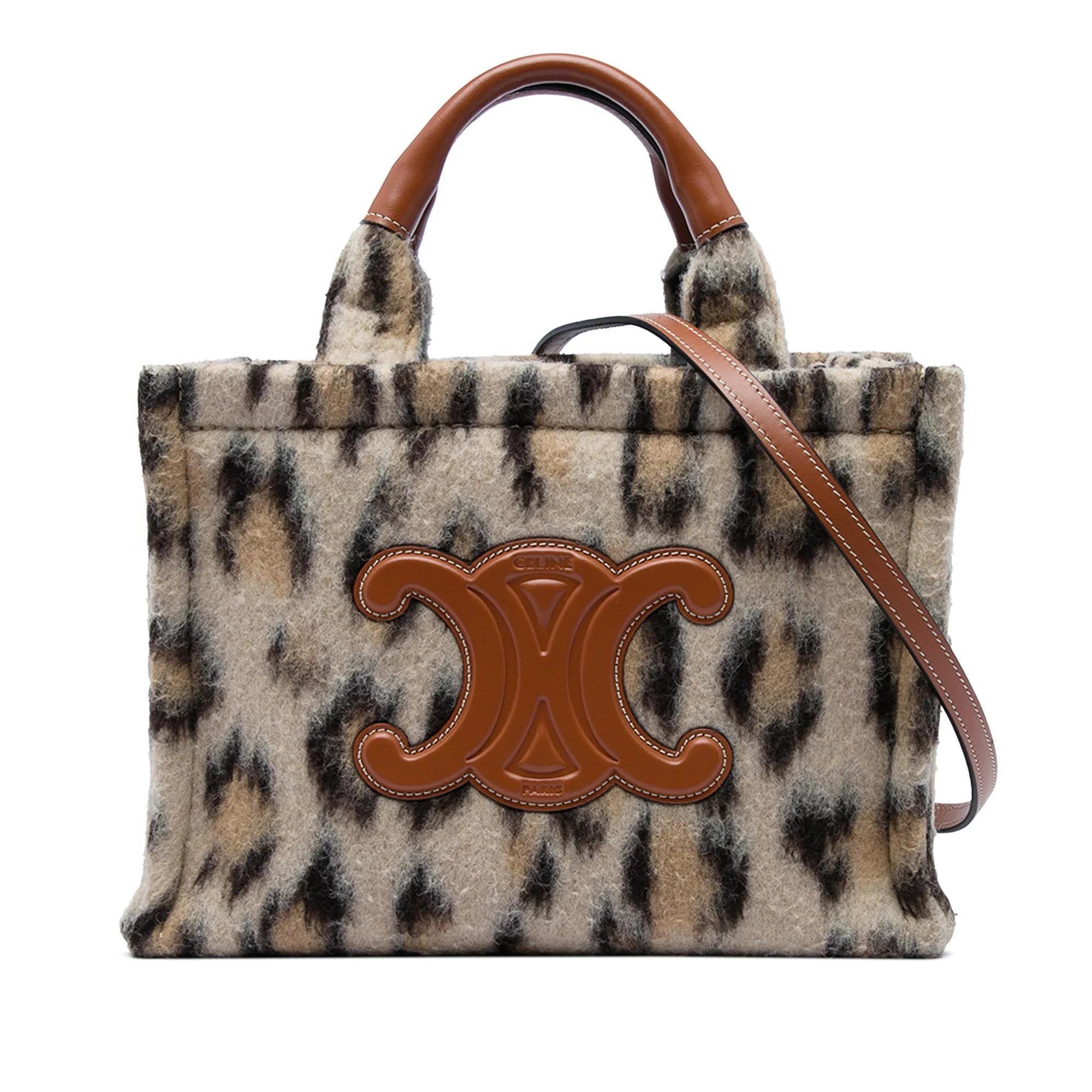 Triomphe wool handbag