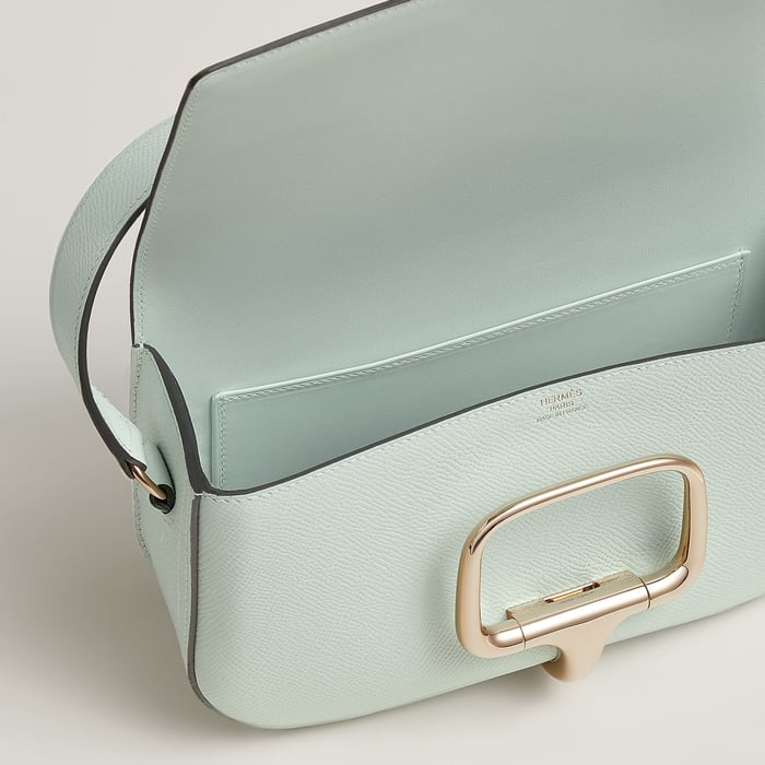 Vert Peppermint Hermès Della Cavalleria Elan Bag