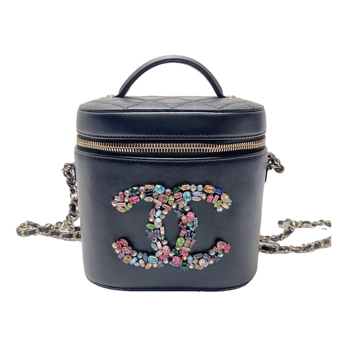 Trendy CC Vanity leather mini bag