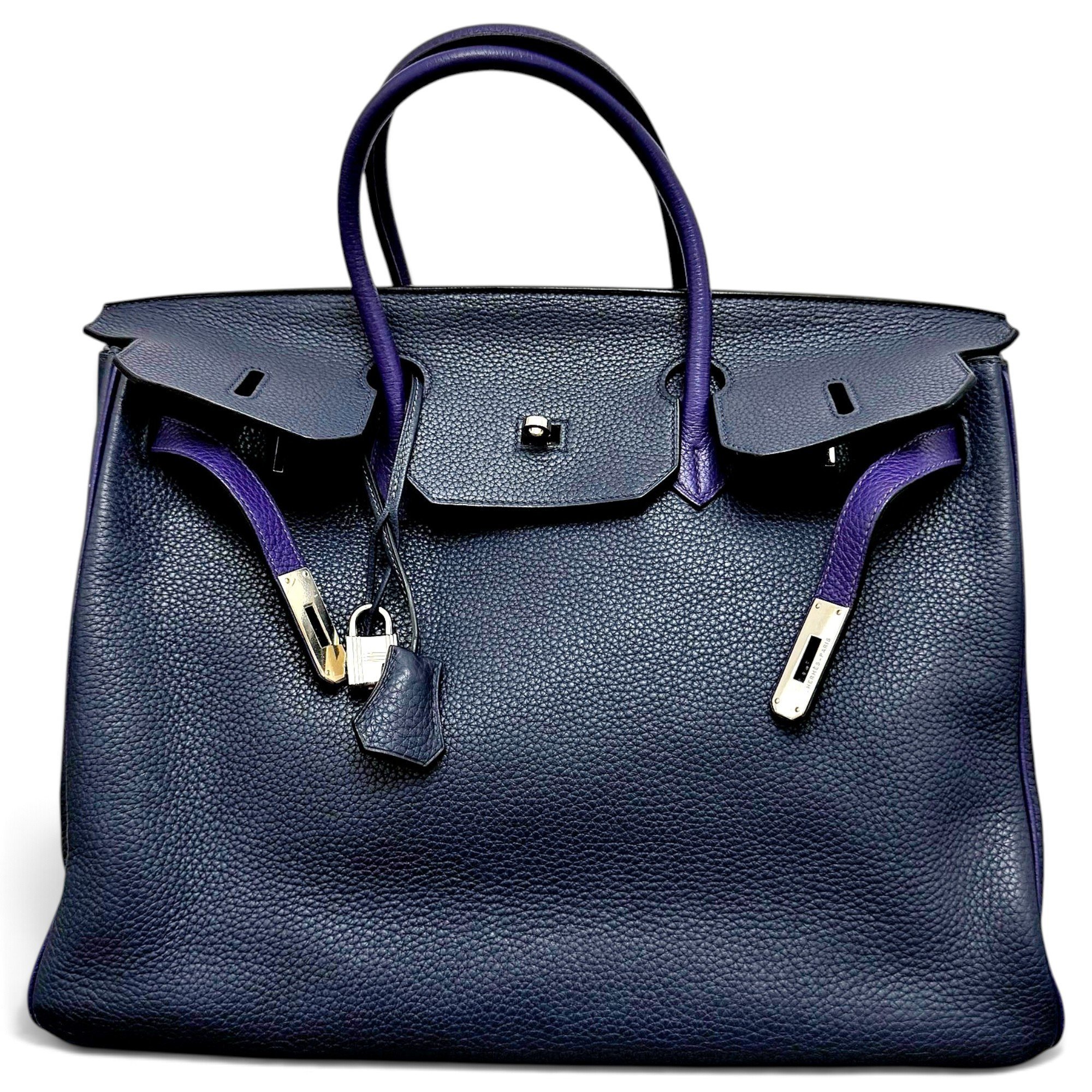 Birkin 40 leather handbag