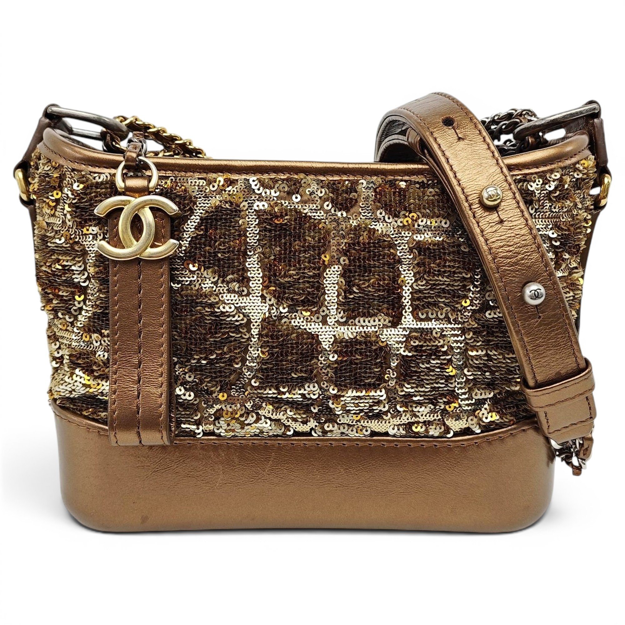 Gabrielle glitter crossbody bag