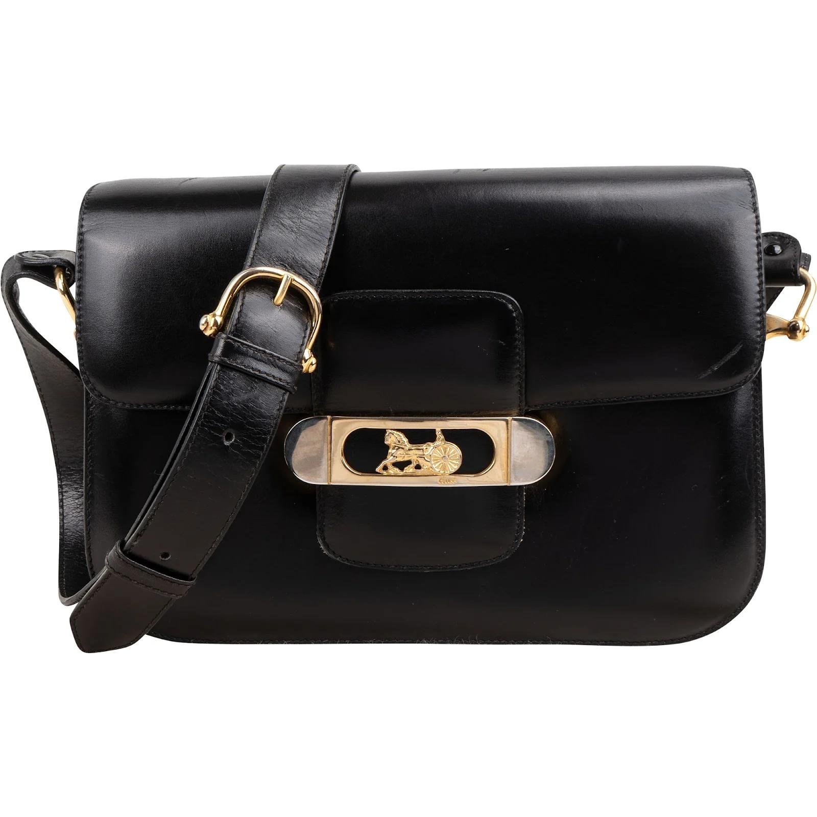 Triomphe leather handbag
