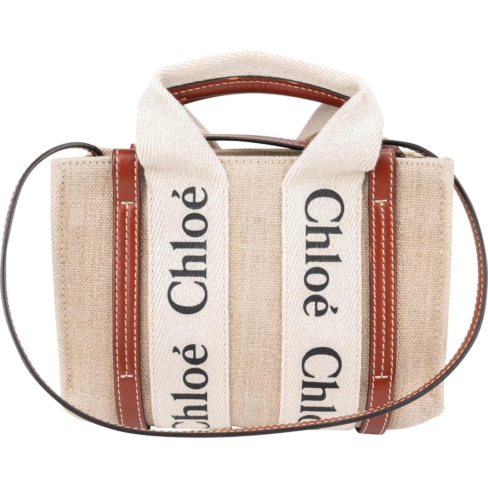 Woody leather handbag