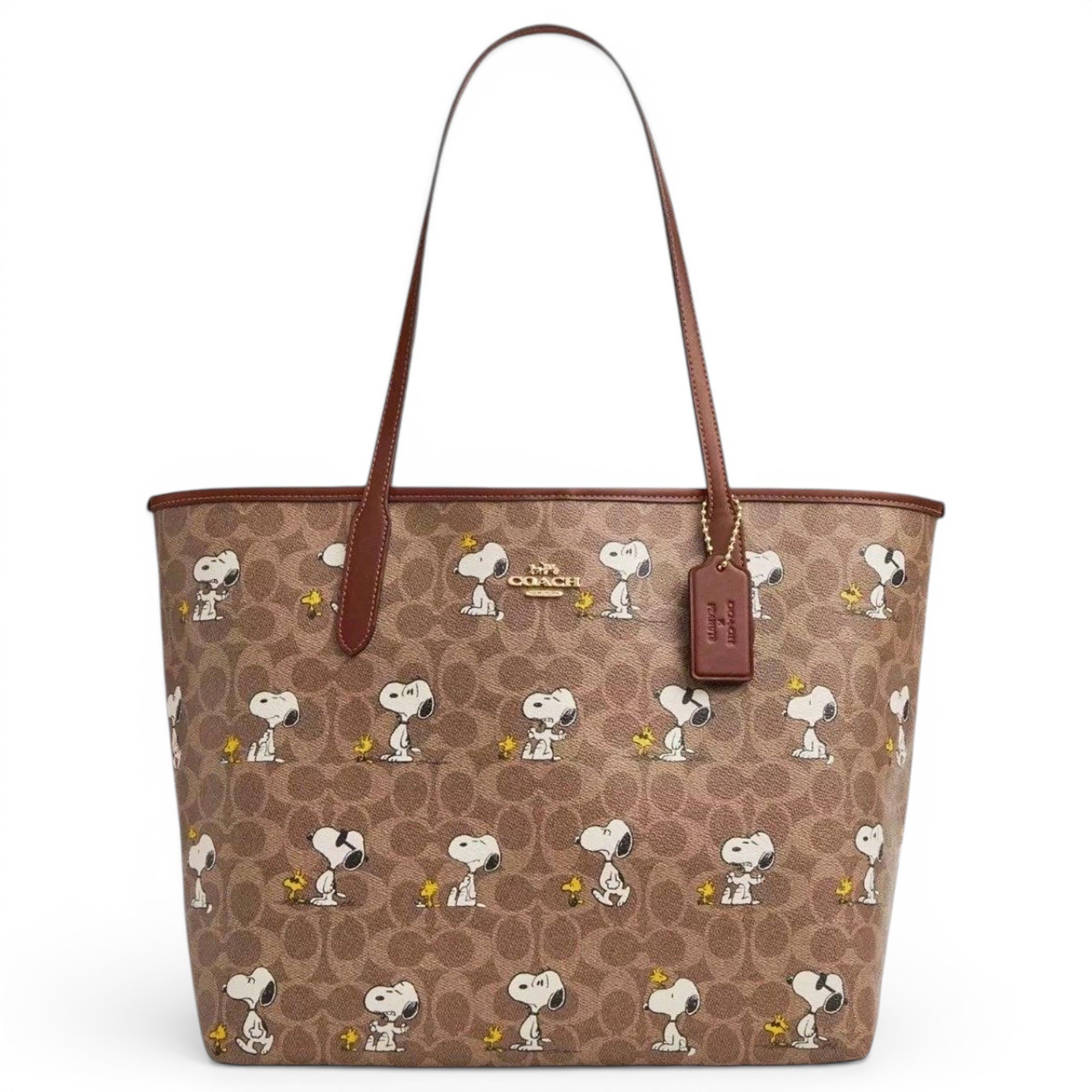 Leather tote