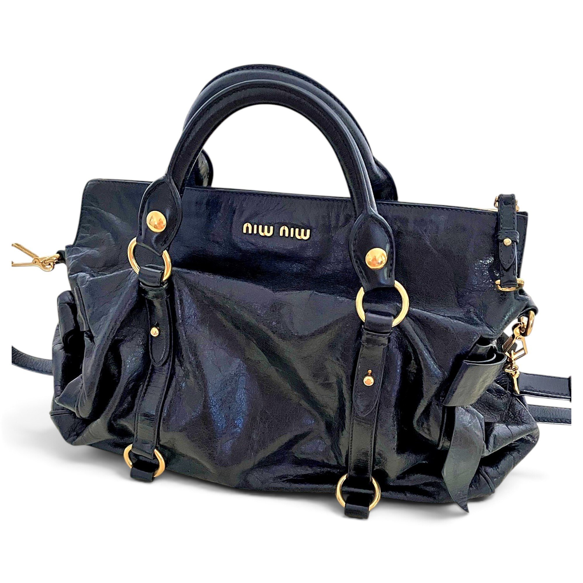 Vitello leather handbag
