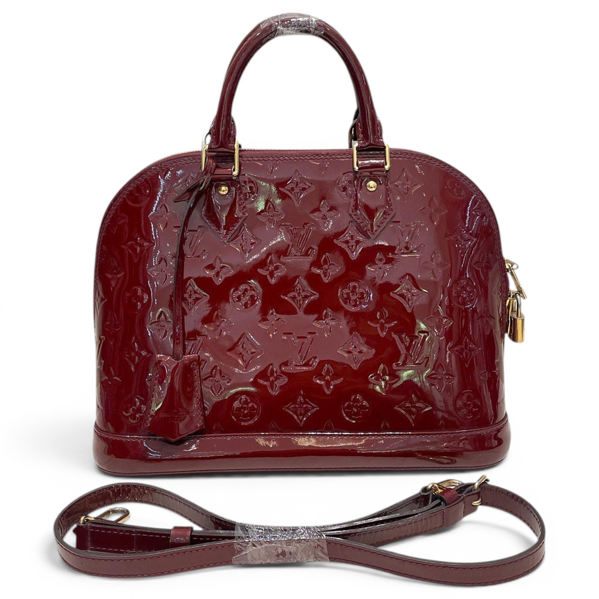 Alma patent leather handbag