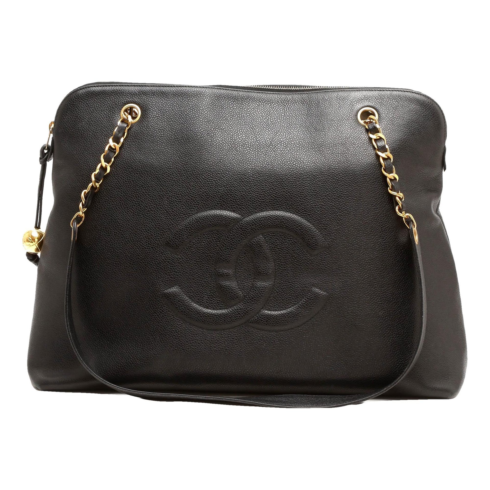 Trendy CC leather tote