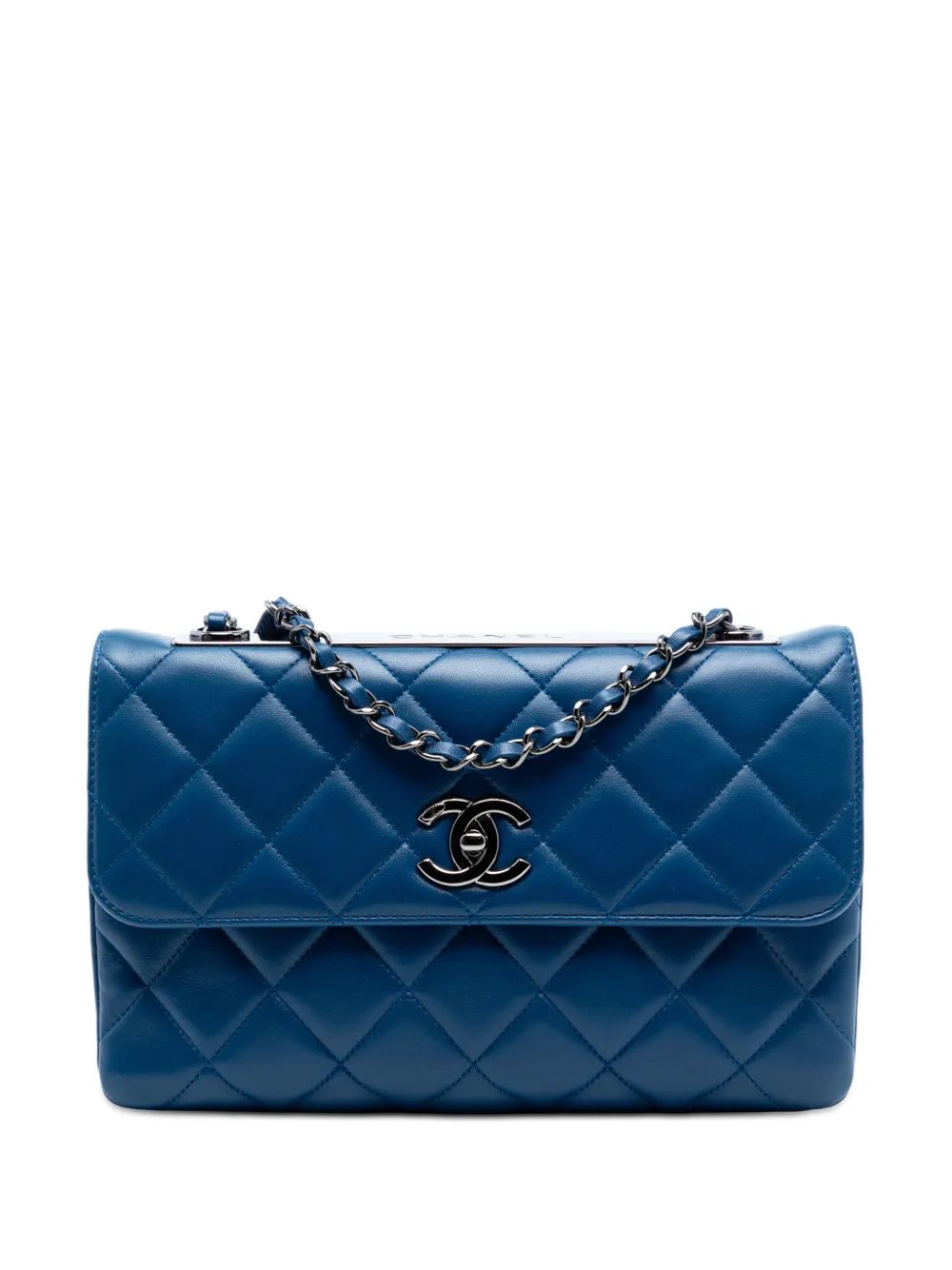 2017-2018 Medium Quilted Lambskin Trendy CC Flap shoulder bag