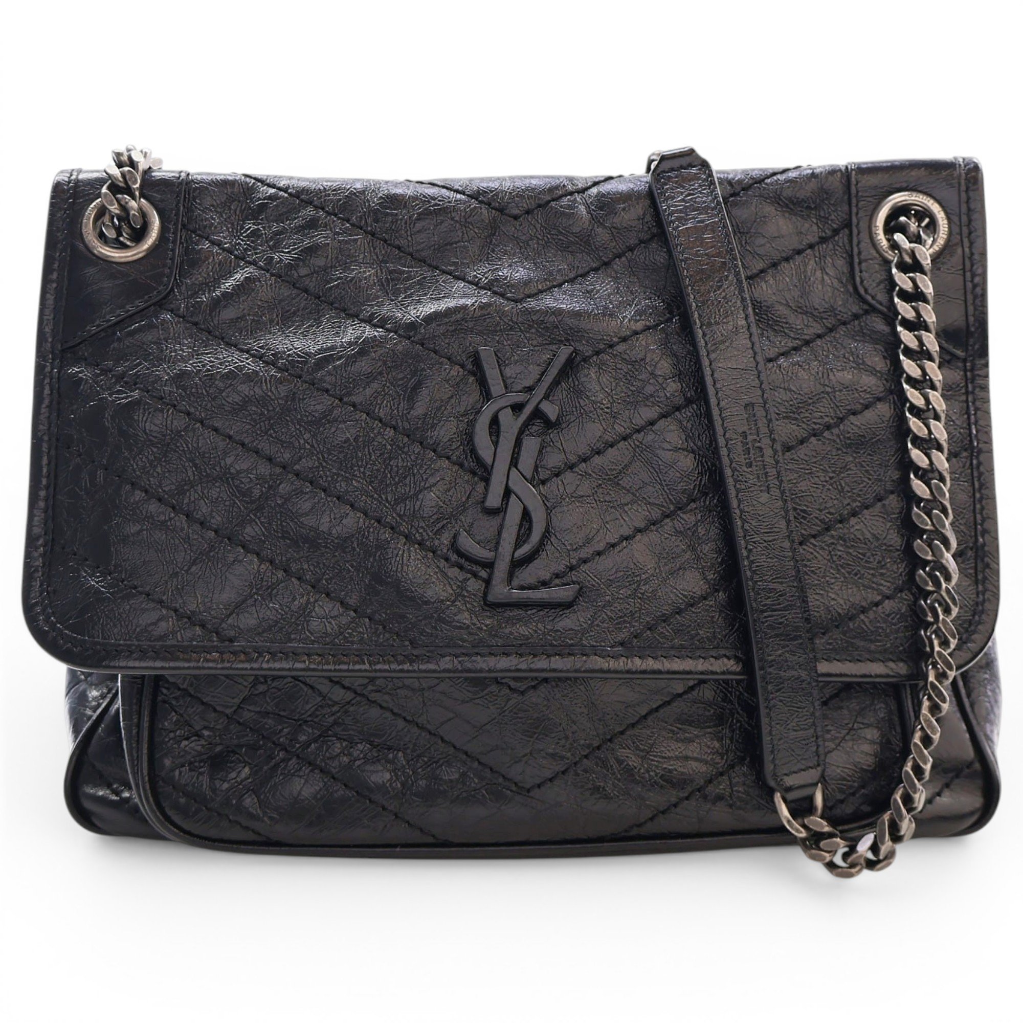Niki leather crossbody bag