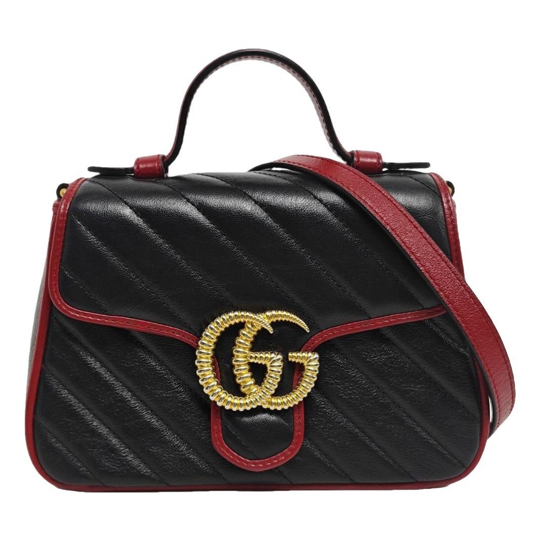 GG Marmont Flap leather handbag