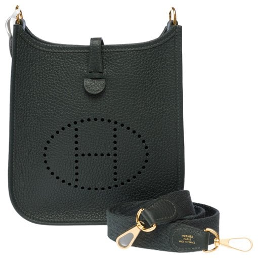 Mini Evelyne leather crossbody bag
