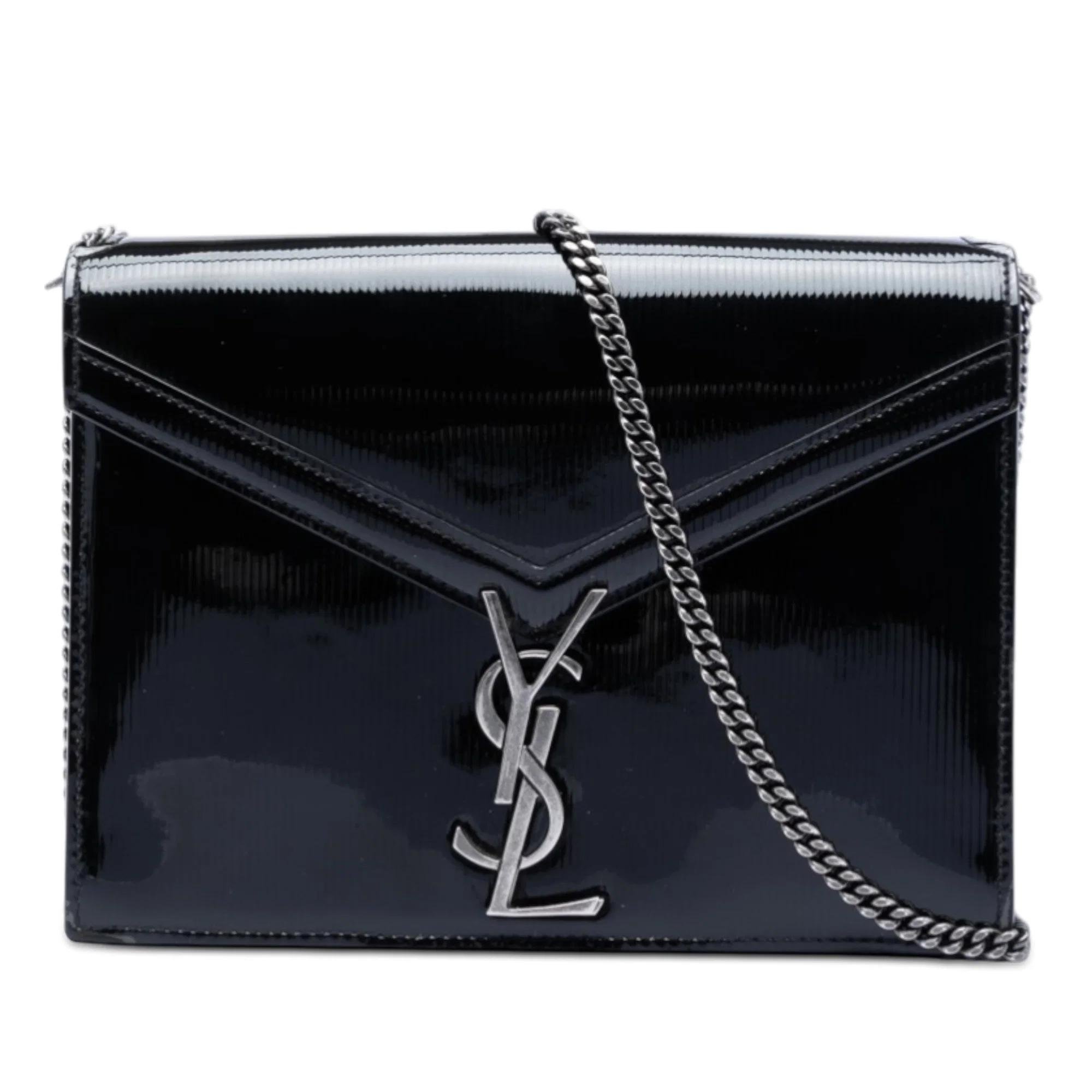 Cassandra patent leather handbag