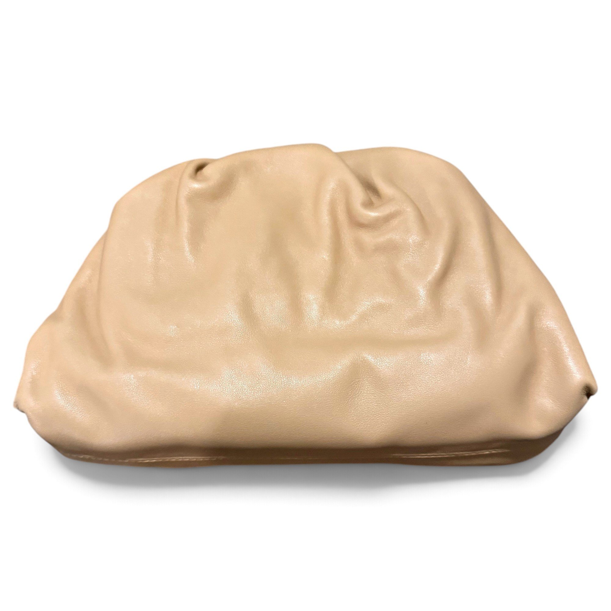 Pouch leather clutch bag