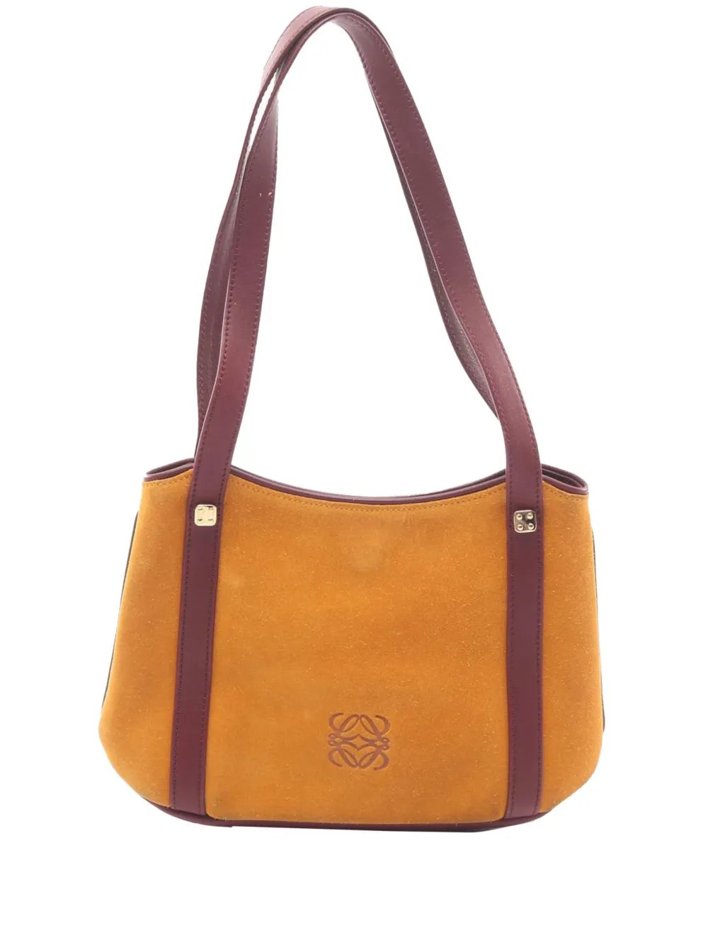 2010-2026 Anagram Suede and Calfskin shoulder bag