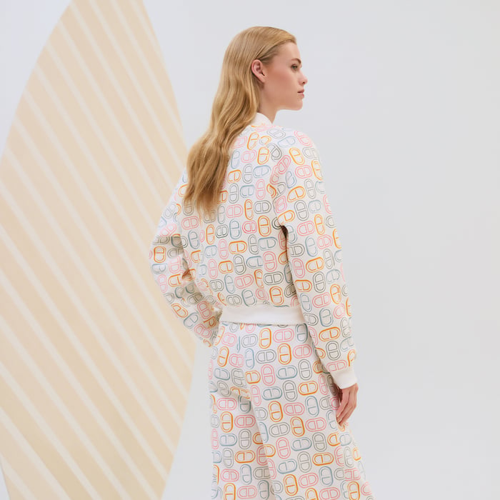 Blanc Cassé "Chaine d'Ancre" Quilted Bomber Jacket