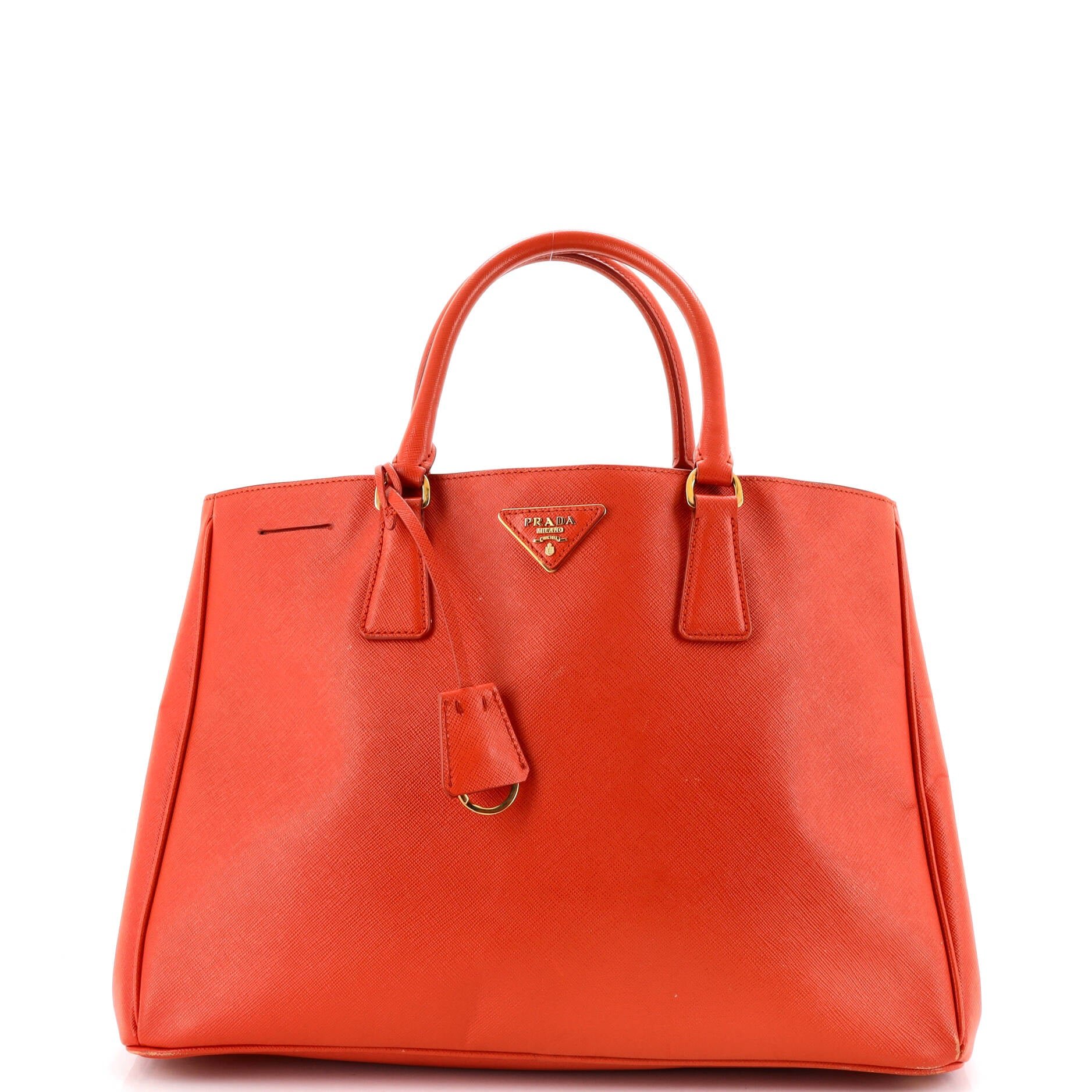 Lux Open Tote Vernice Saffiano Leather Large