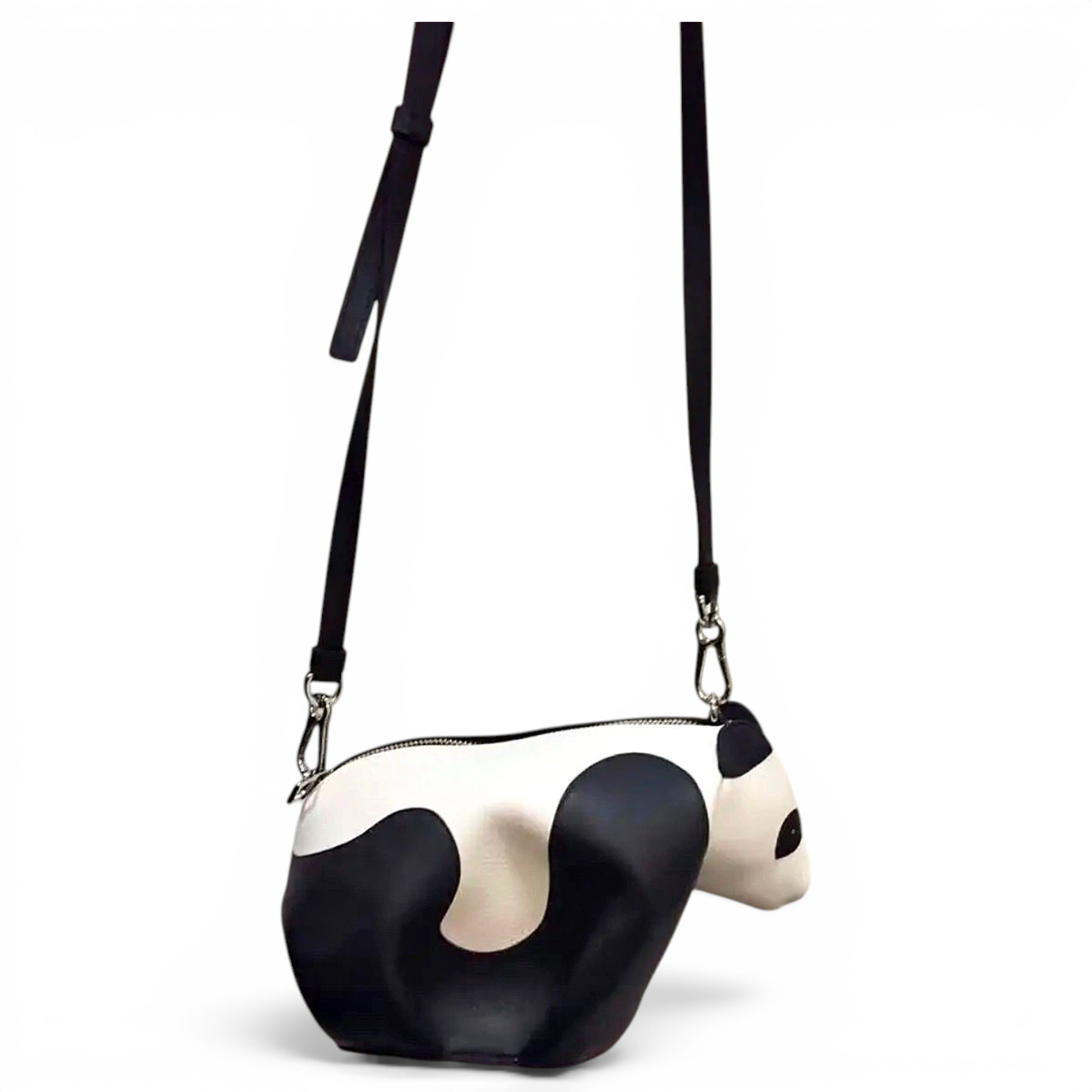 Animals leather crossbody bag