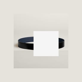 Jumbo belt buckle & Reversible leather strap 38 mm