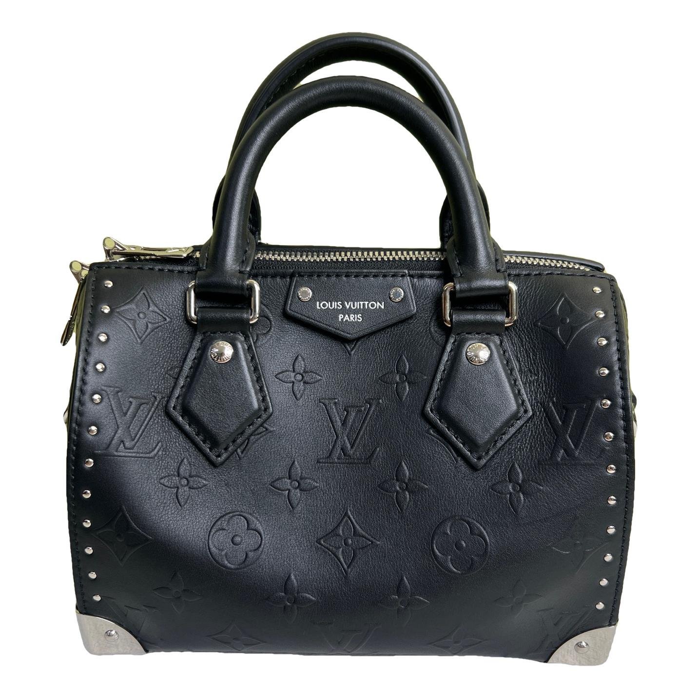 Speedy time trunk leather handbag