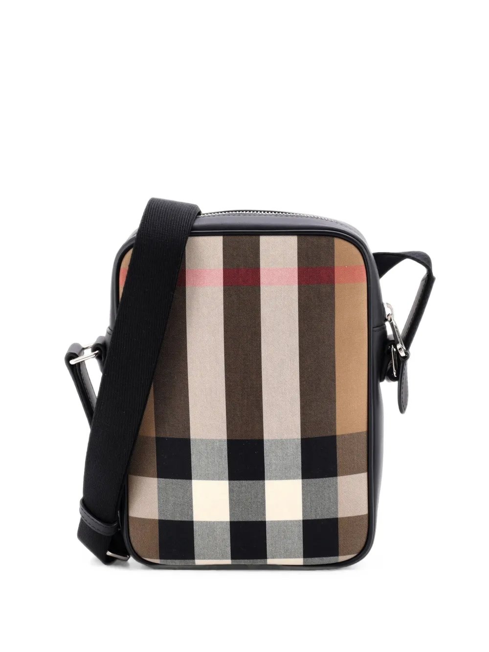 Vertical Paddy Bag Vintage Check Canvas crossbody bag