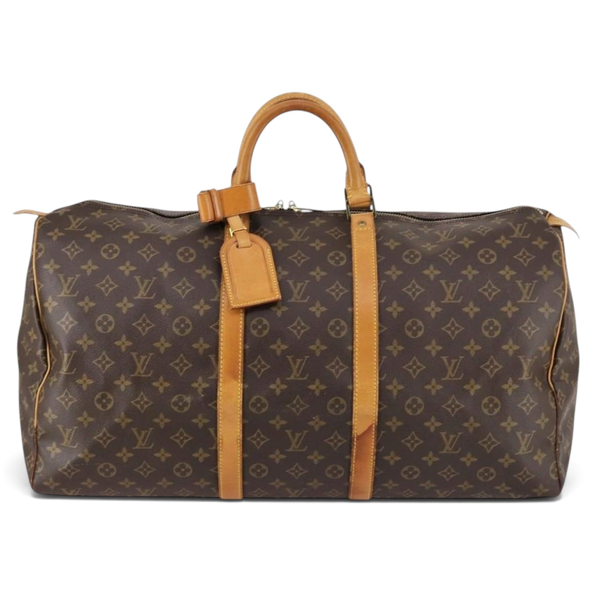 Leather bowling bag
