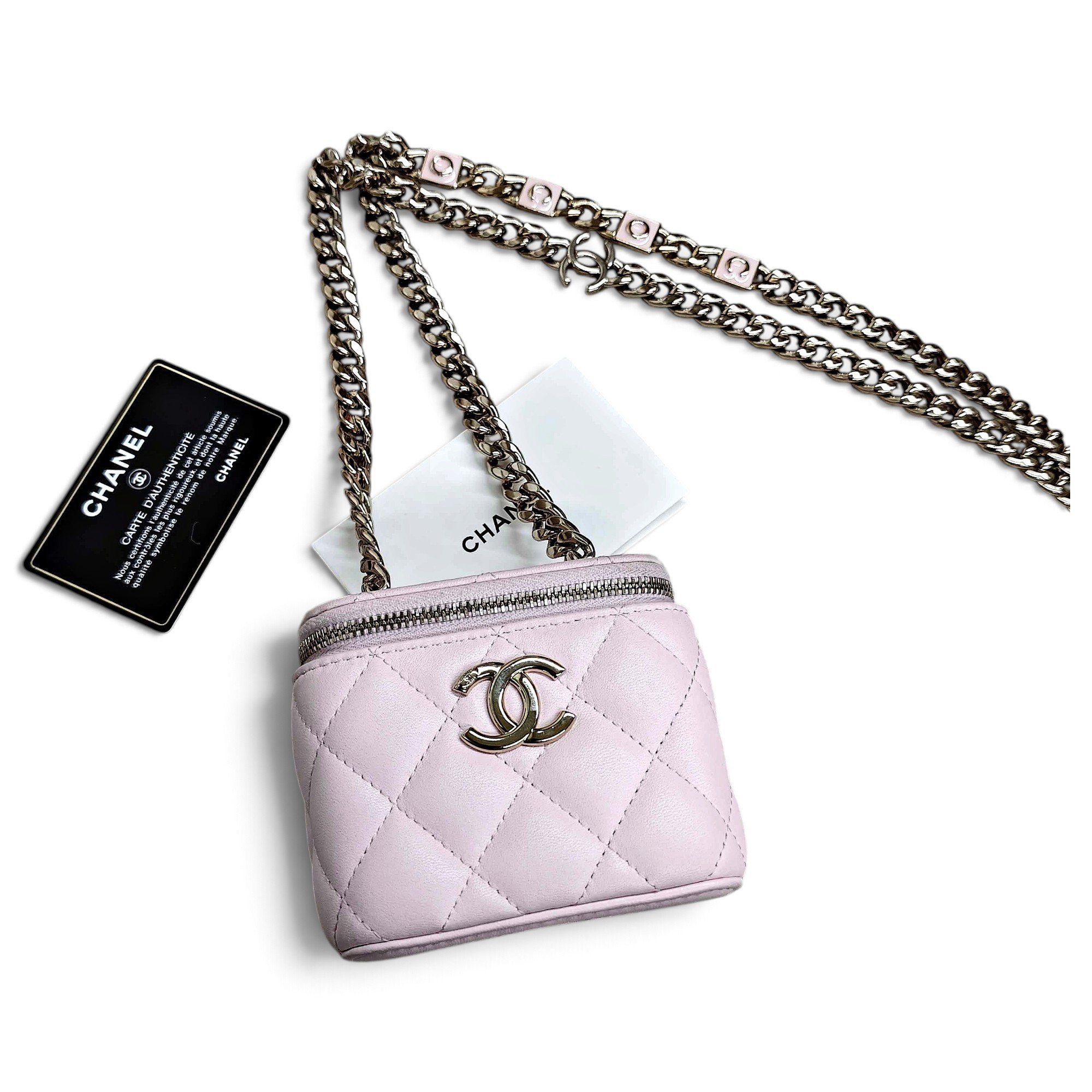 Trendy CC Vanity leather mini bag