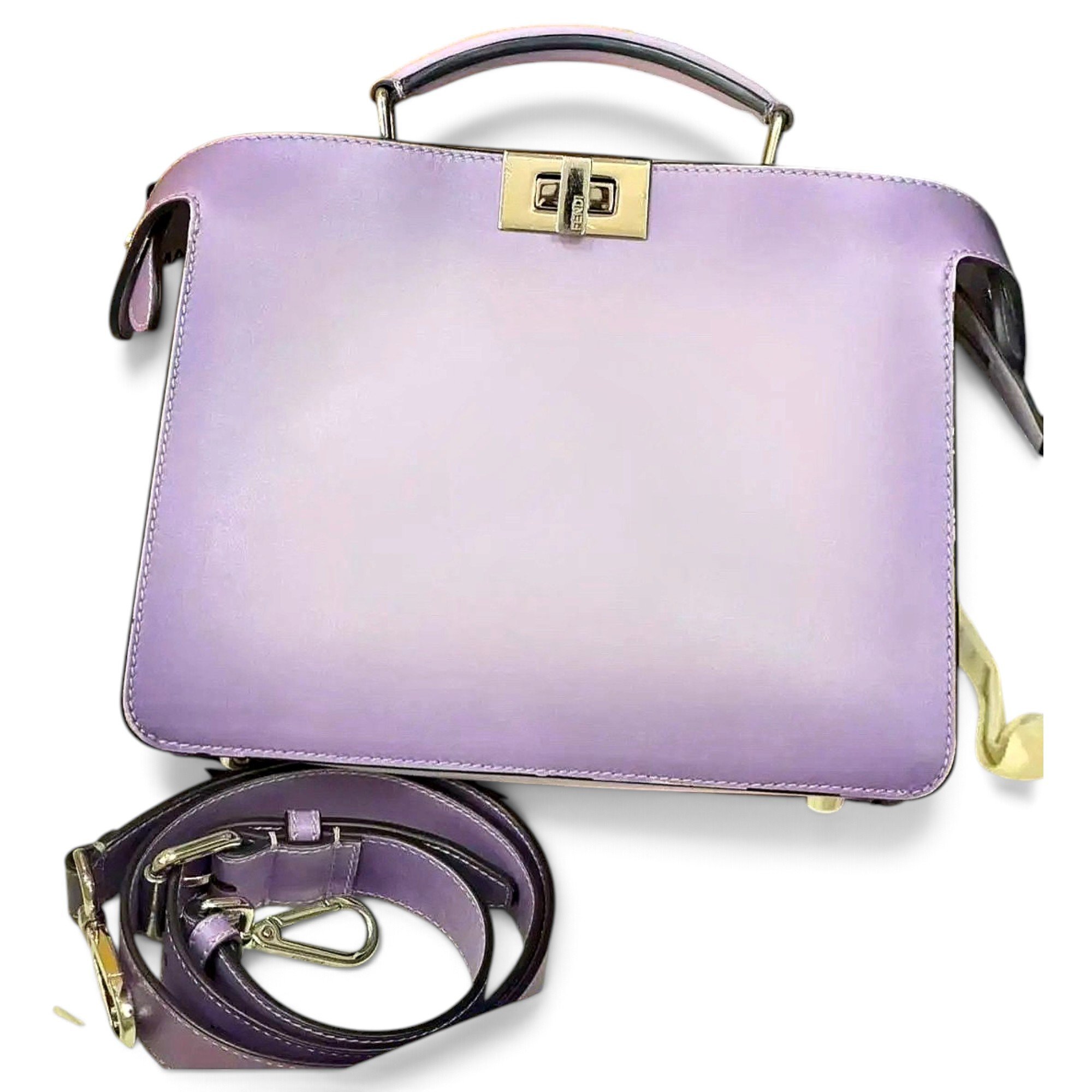 Peekaboo IseeU leather crossbody bag