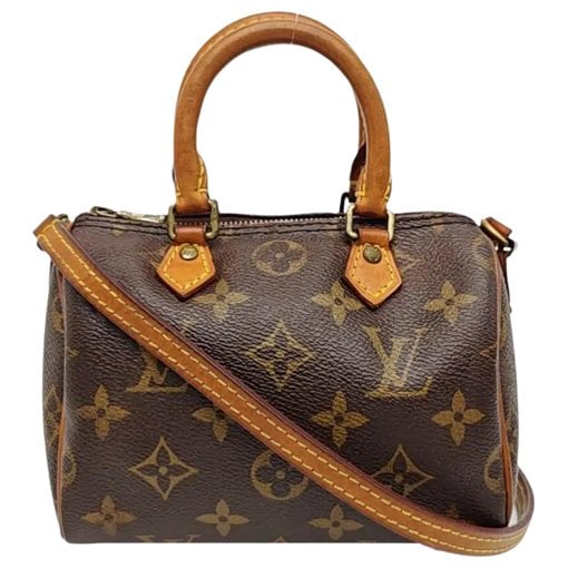 Nano Speedy / Mini HL leather handbag