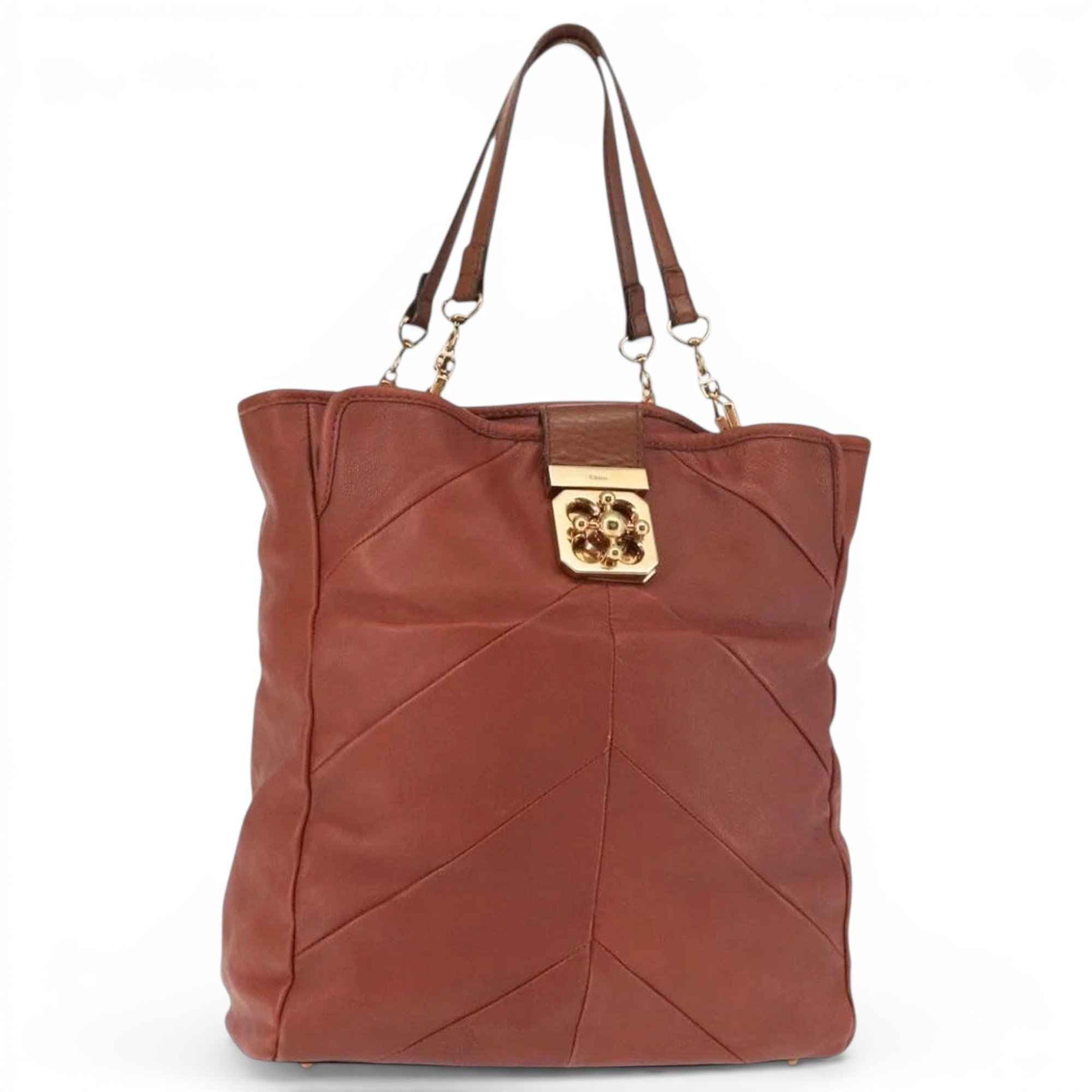 Leather handbag