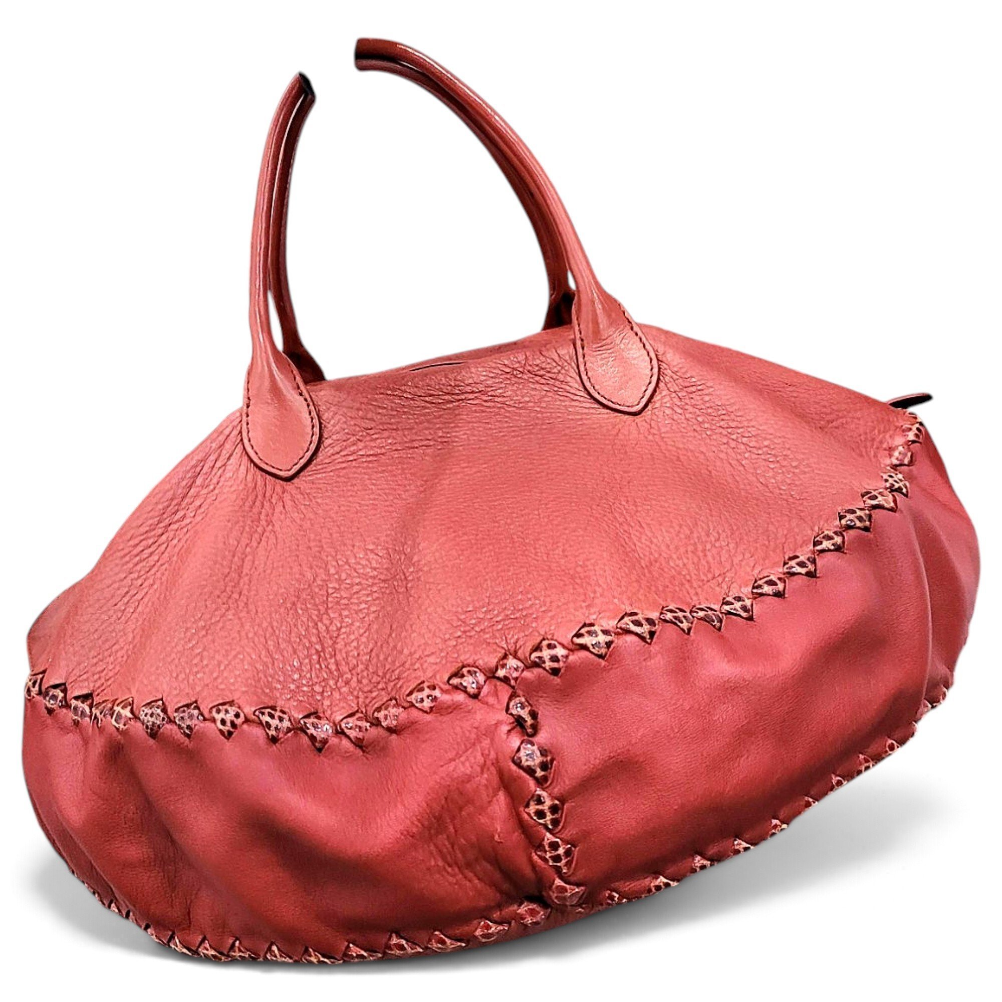 Leather handbag