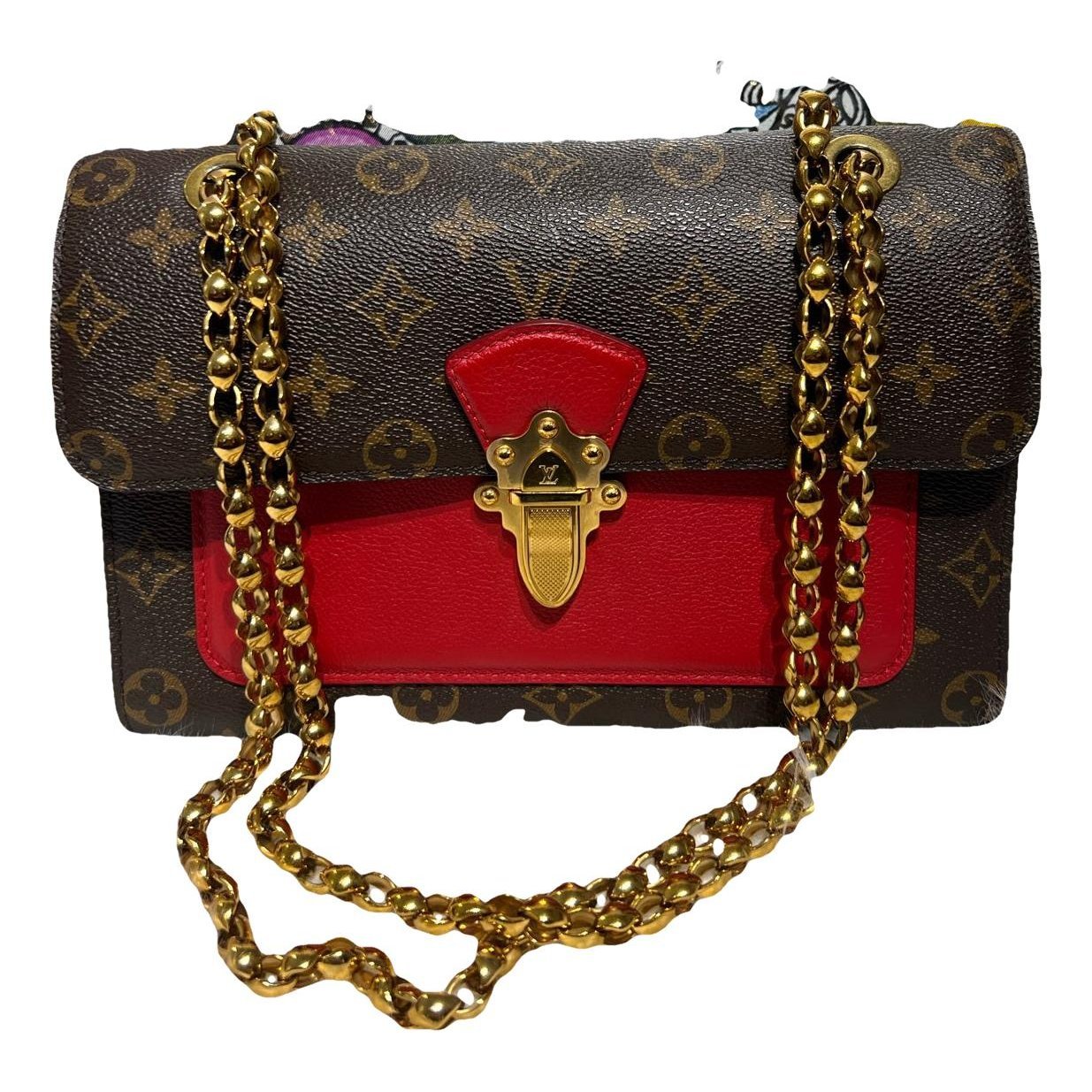 Victoire leather handbag