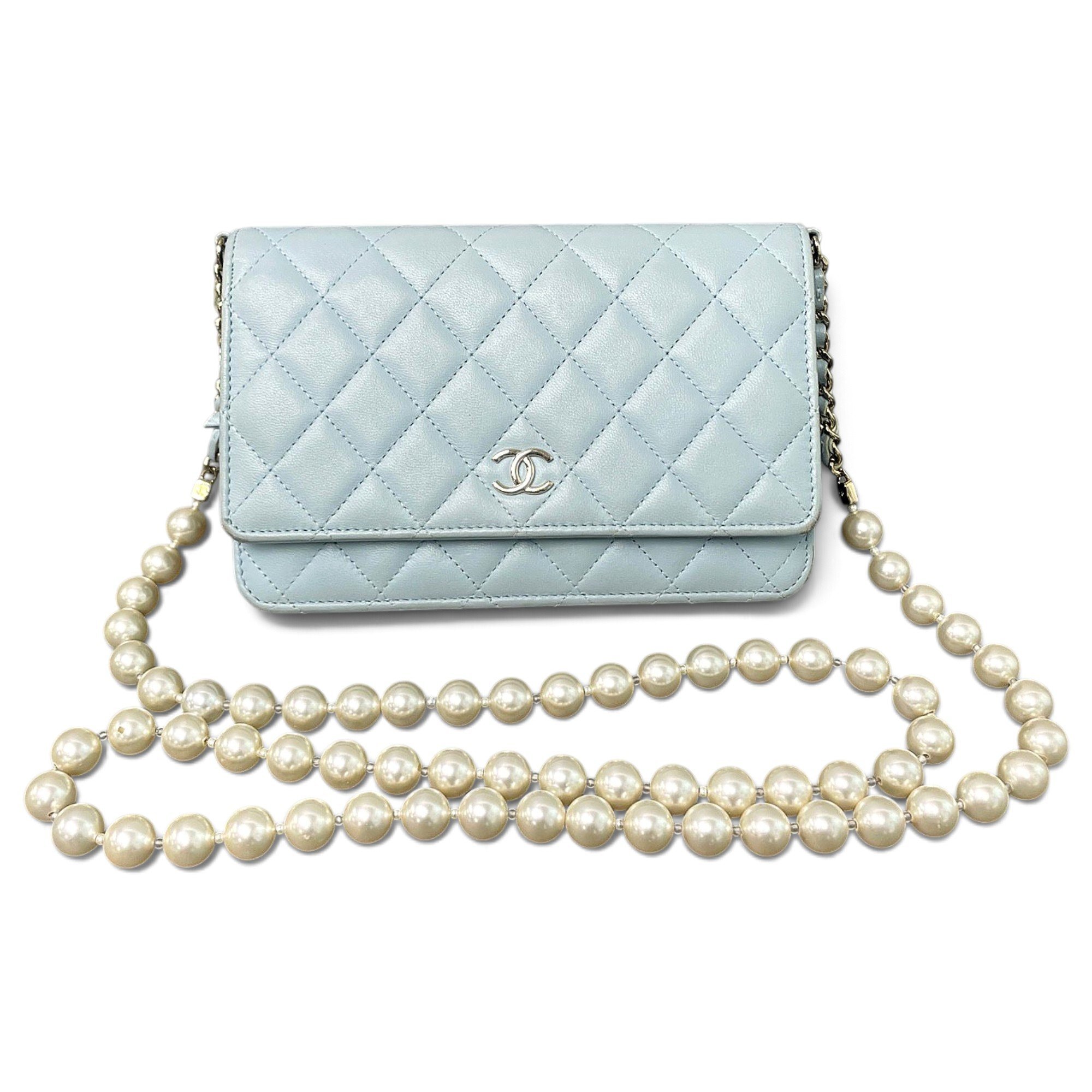 Wallet On Chain Timeless/Classique leather handbag
