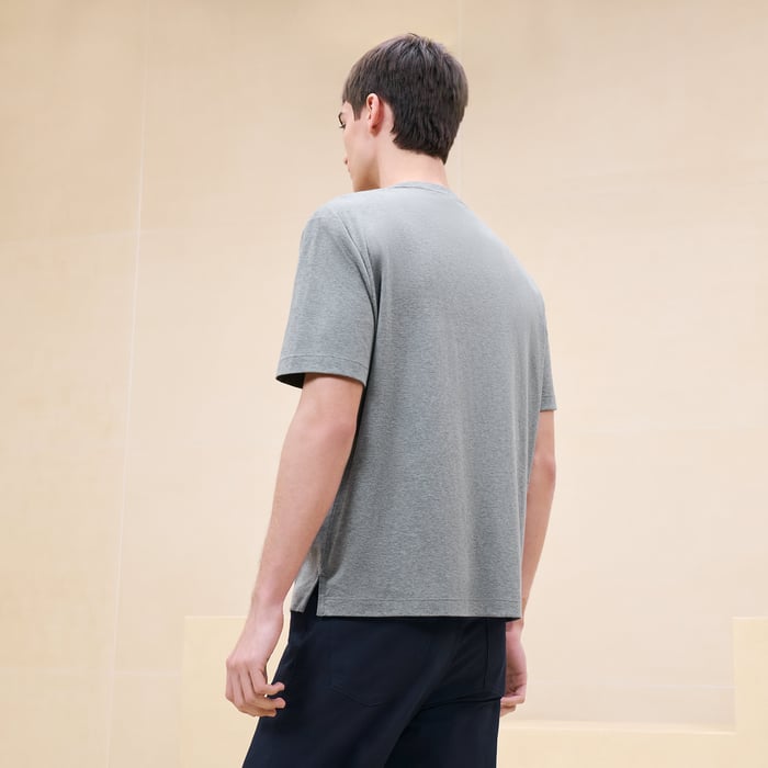 Gris Camiseta "Harnais En Gouache 3d"