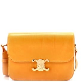 Celine Triomphe Shoulder Bag Smooth Calfskin Medium