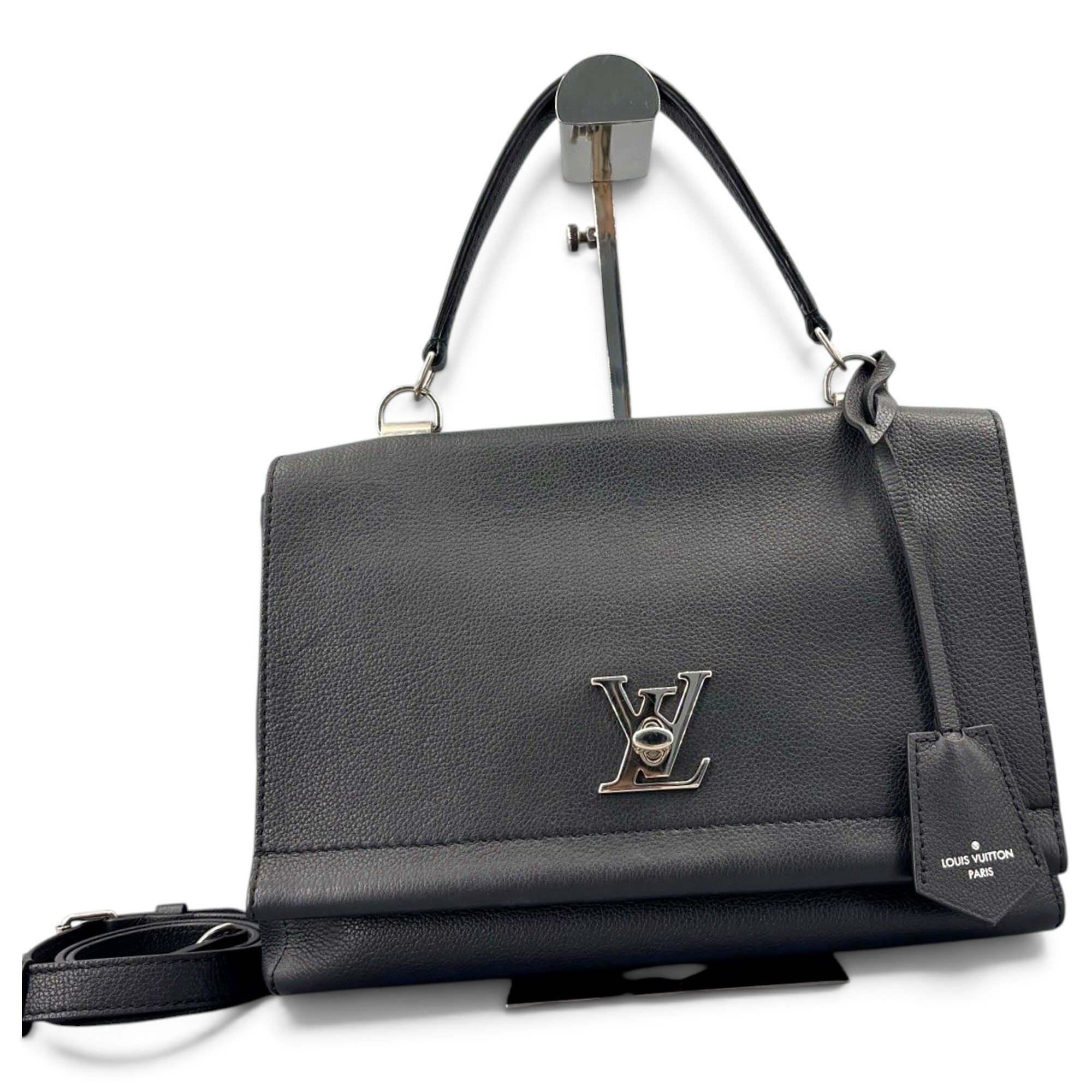 Lockme leather handbag