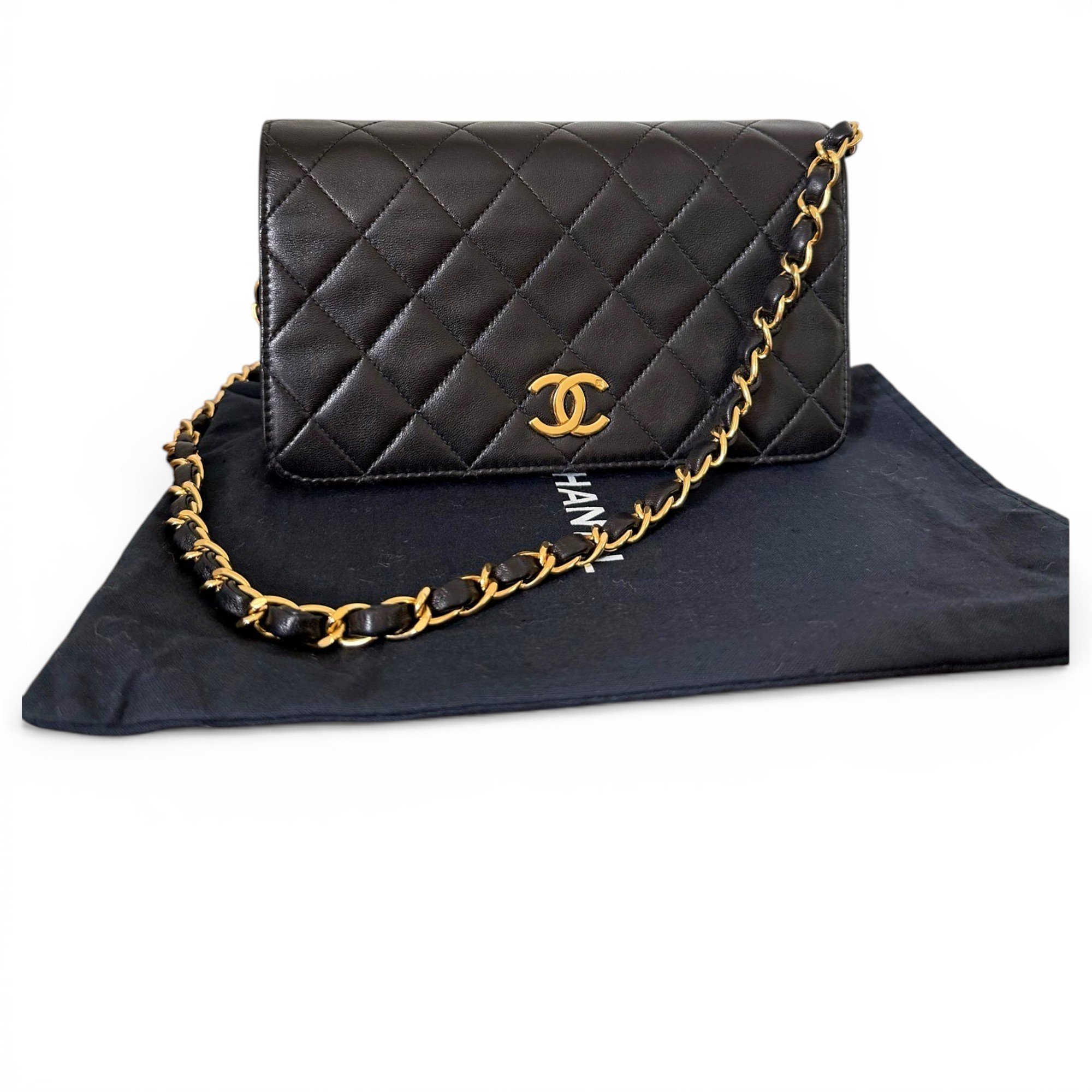 Wallet On Chain Timeless/Classique leather crossbody bag
