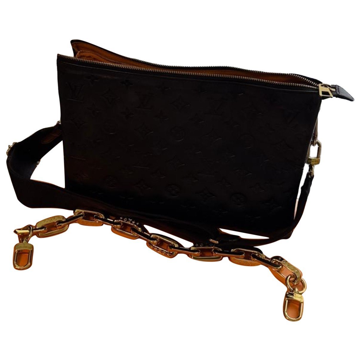 Coussin leather handbag