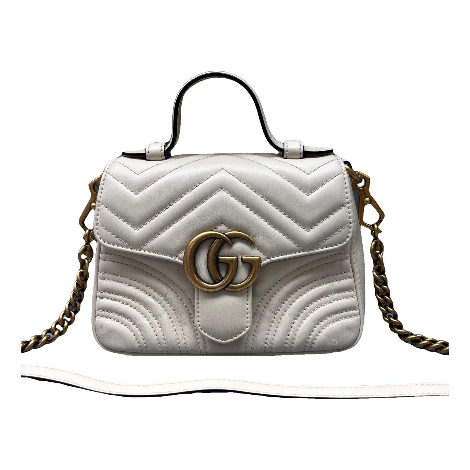 GG Marmont Flap leather handbag