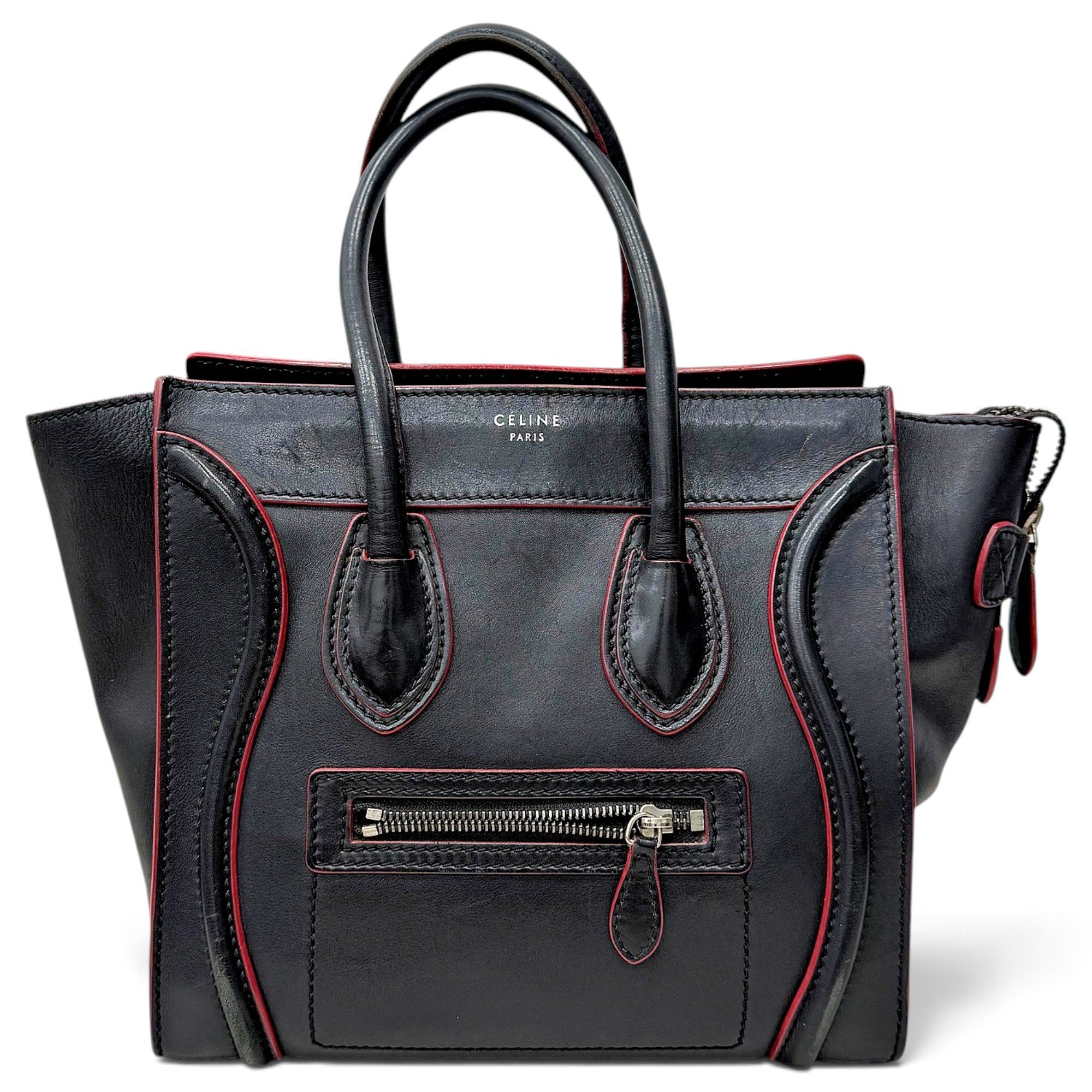 Luggage leather handbag